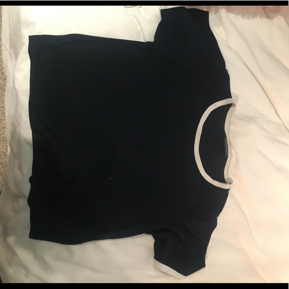 Top shop cropped tee